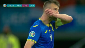 Andriy Yarmolenko gets Ukraine back in the game after a peach of a goal against Netherlands