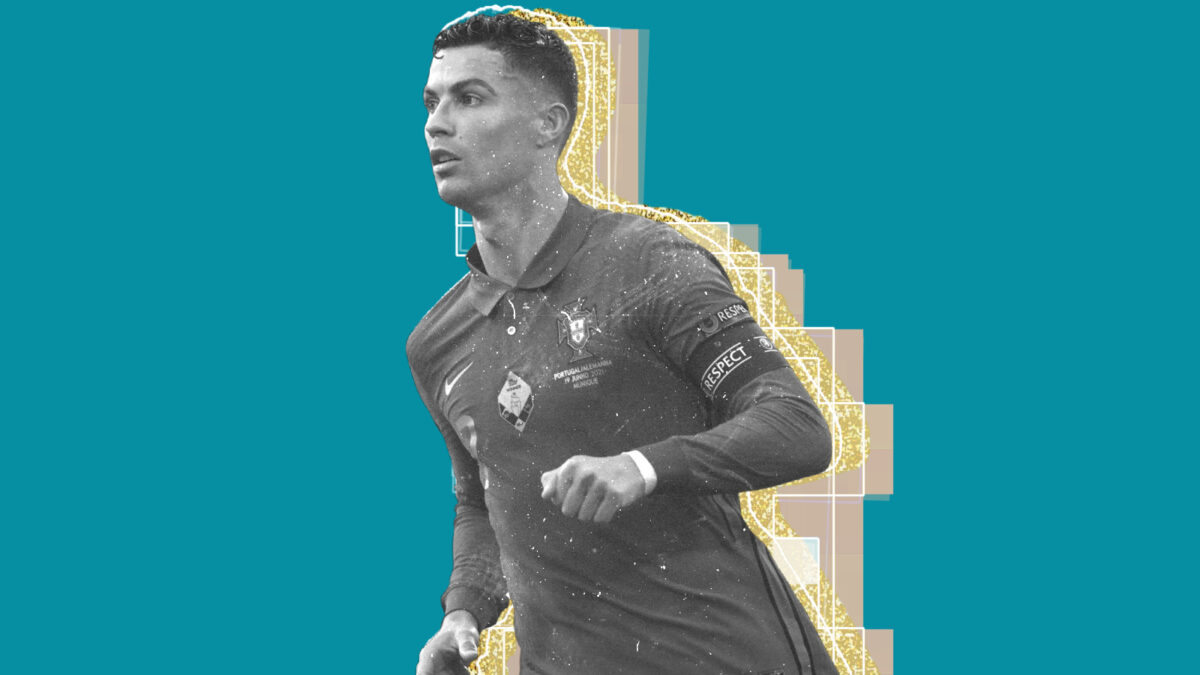 Cristiano Ronaldo showed electric pace to get down to the other end of the pitch to score a goal against Germany