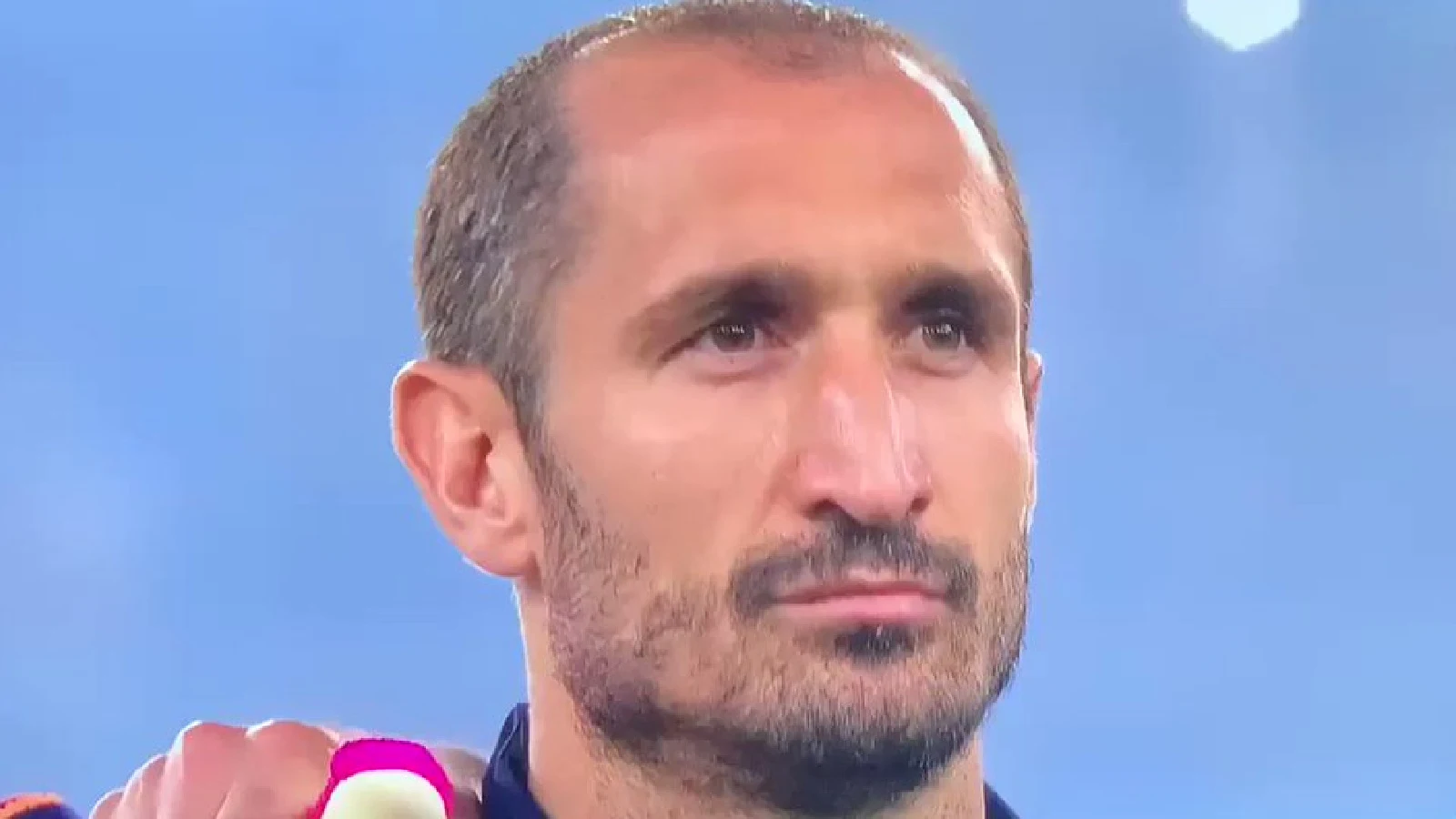 Giorgio Chiellini game face before game against Turkey