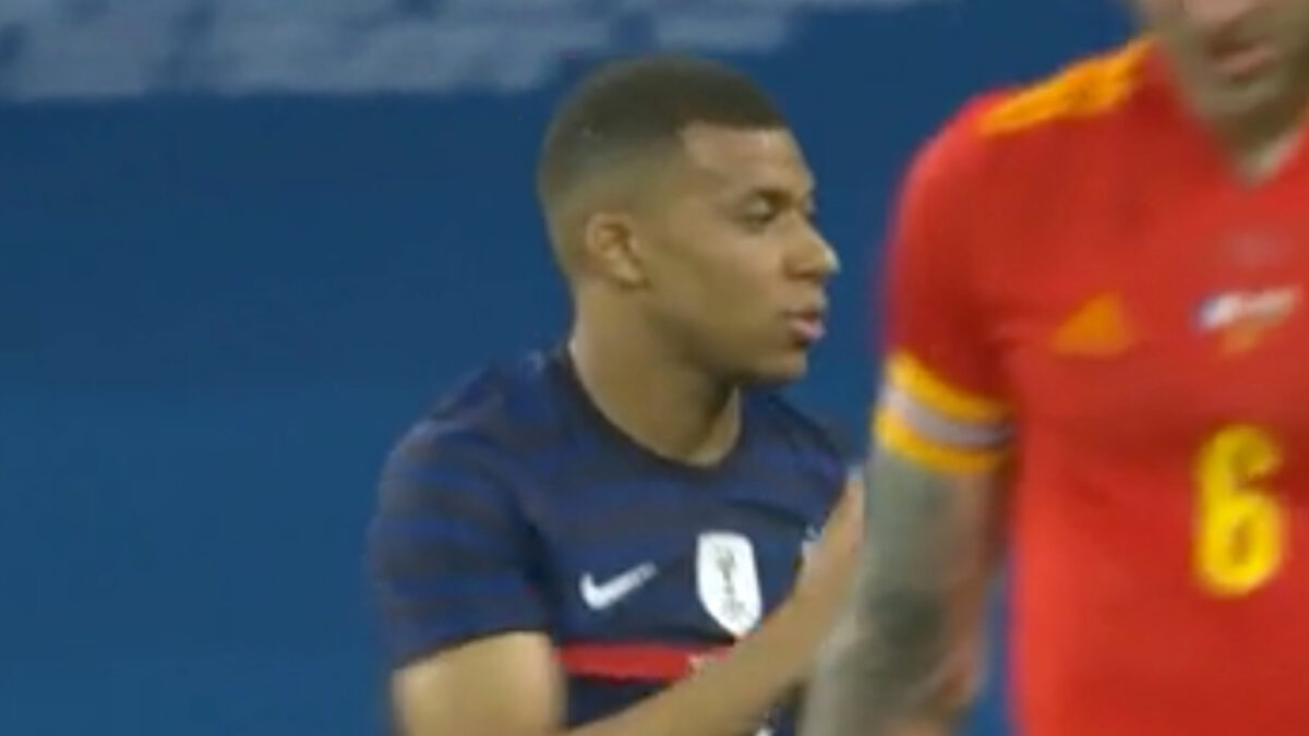 Video: Kylian Mbappe savaged live on air for possible dive against Wales
