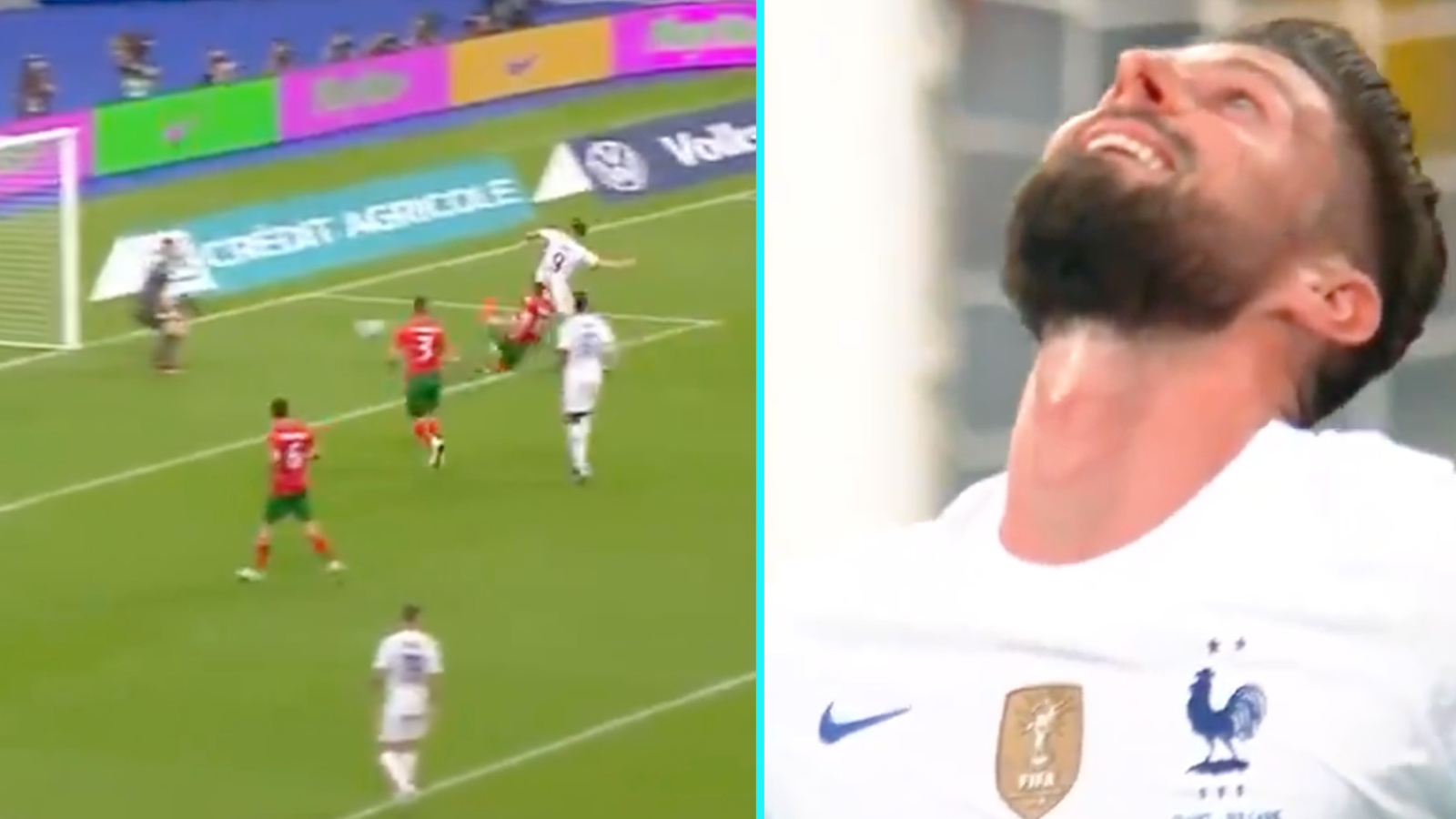 Video: Olivier Giroud dispatches two poachers goals against Bulgaria