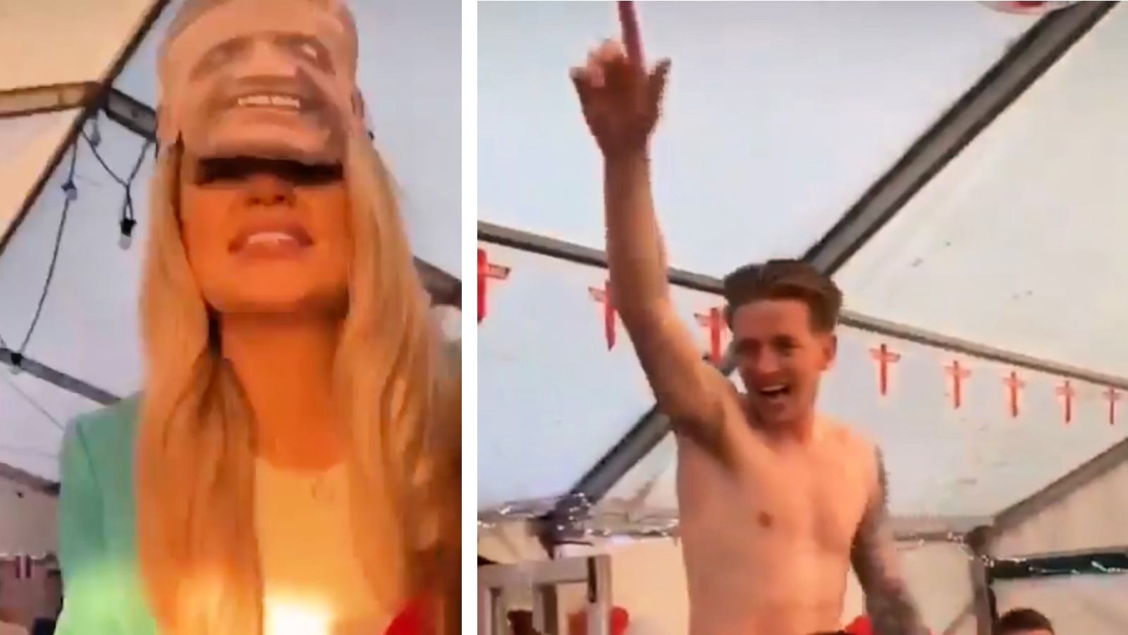 Watch: Shirtless Jordan Pickford singing Cher in wild homecoming footage