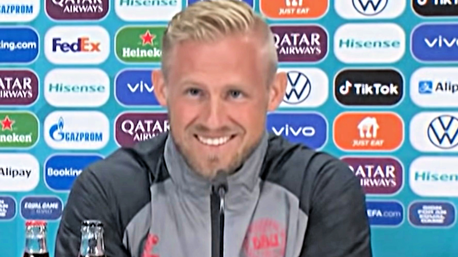 Watch: Kasper Schmeichel puts English journo in his place: ‘Has it ever been home?’