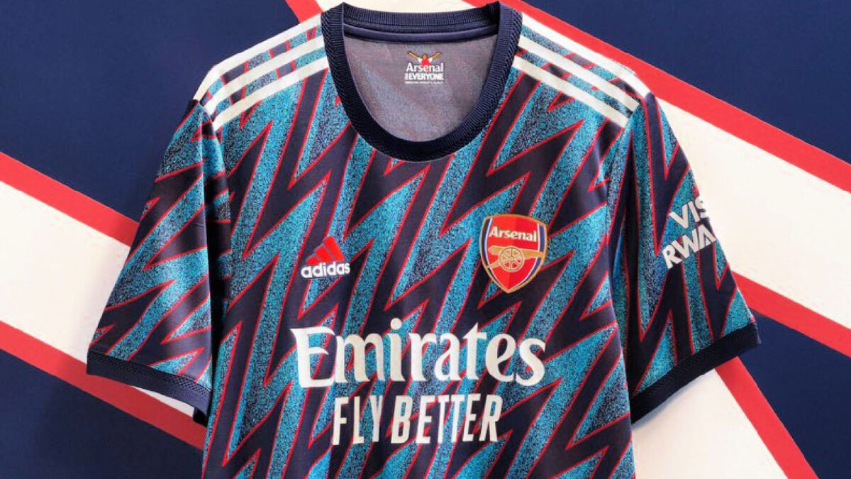 Arsenal third kit for 21/22 season from Adidas