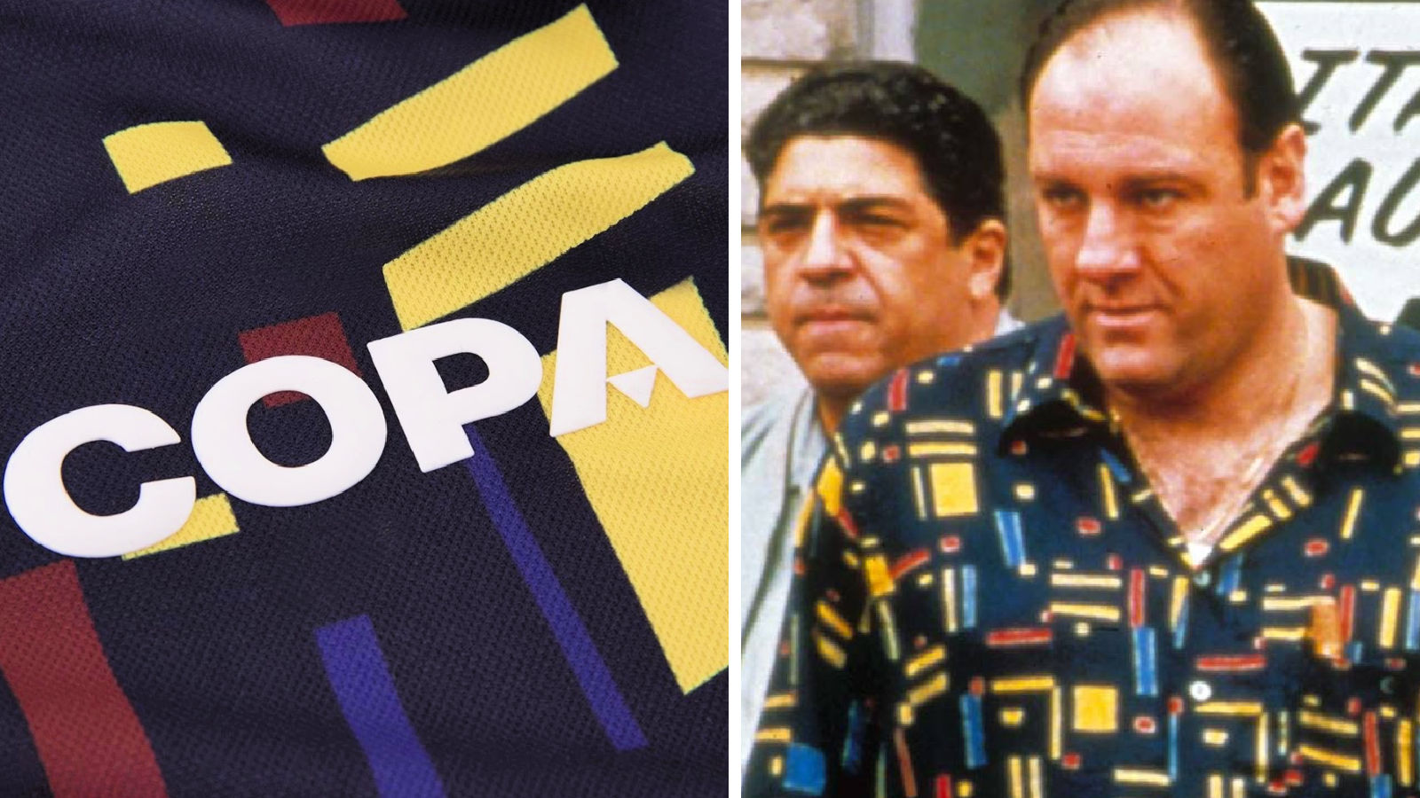 Tony Soprano’s wacky ‘Tabasco shirt’ has been turned into a football kit