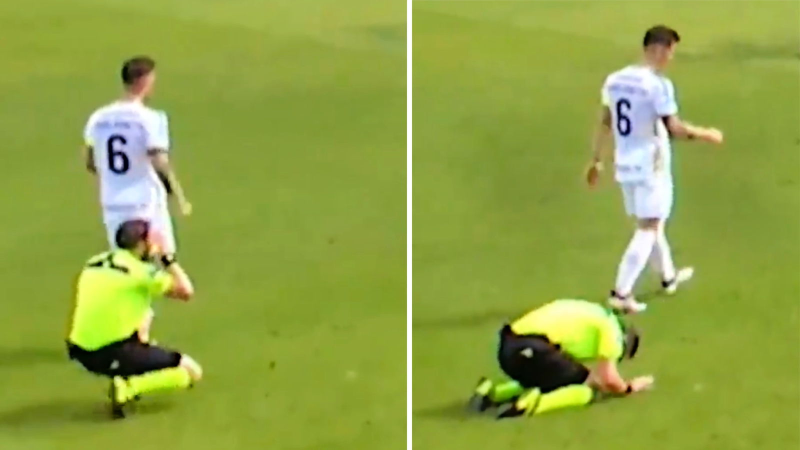 Twitter reacts to Danish referee’s honest reaction after failing to play advantage