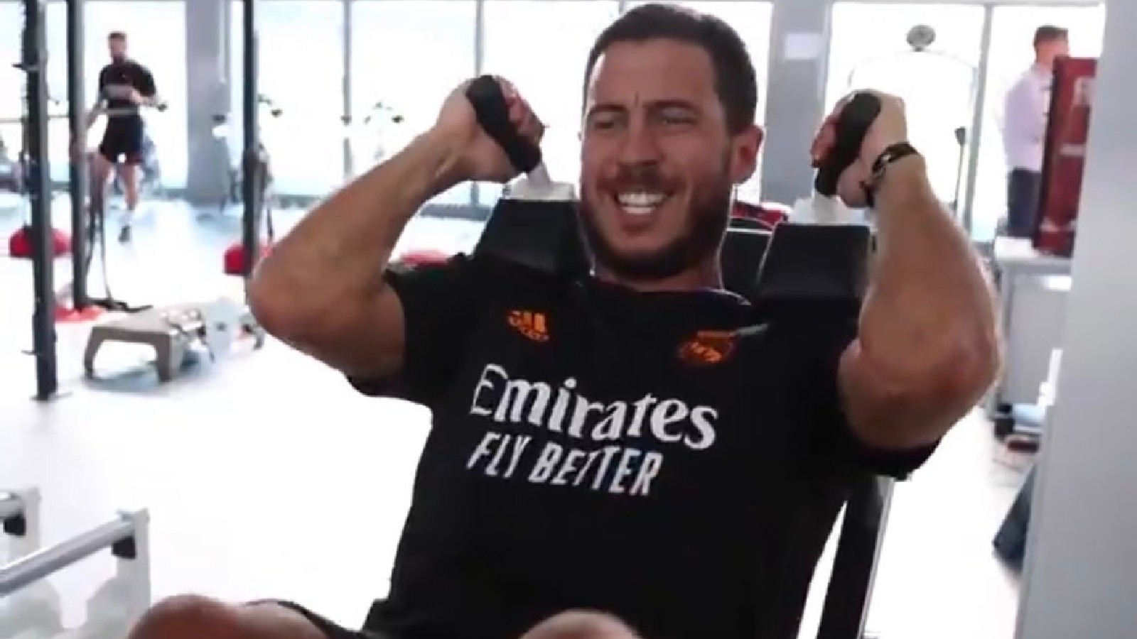 Pray for Hazard: Real Madrid gym footage fills football fans with horror