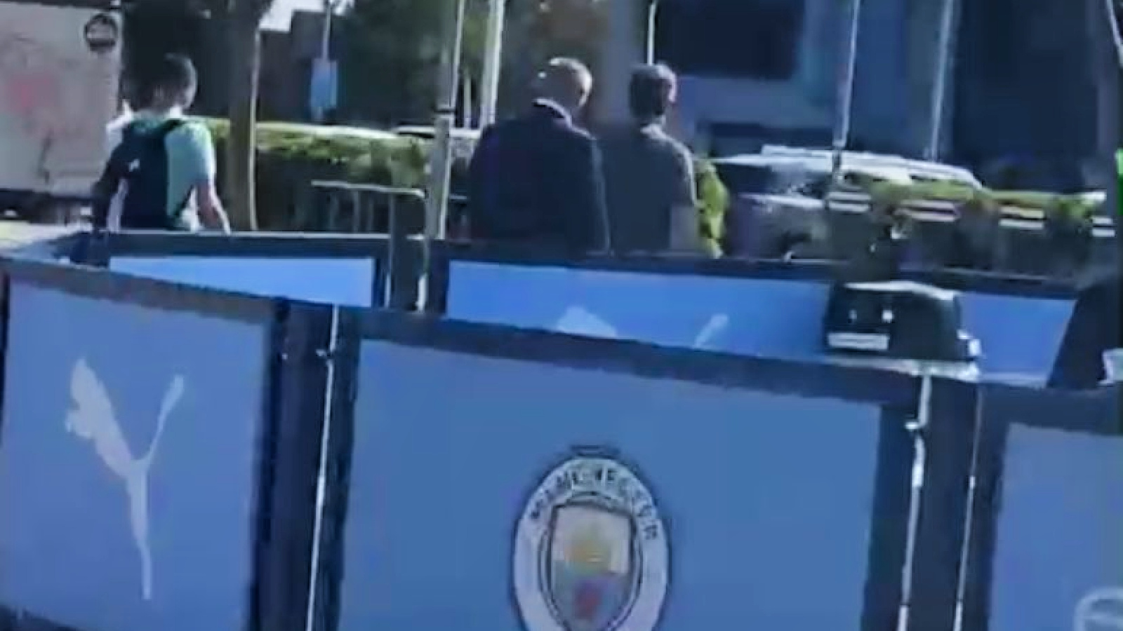 Marcelo Bielsa was spotted at the Etihad by a Leeds United fan on Tuesday