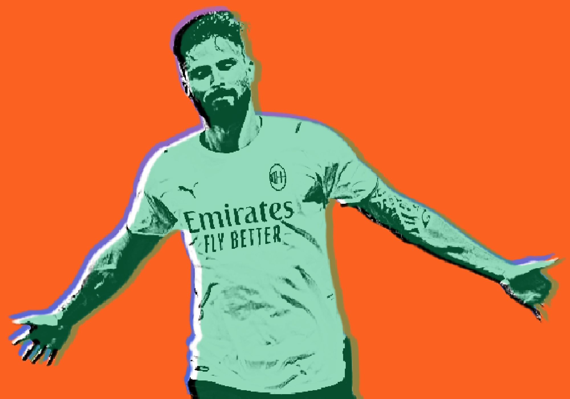 Watch: Olivier Giroud scores from his first touch for AC Milan (ever)