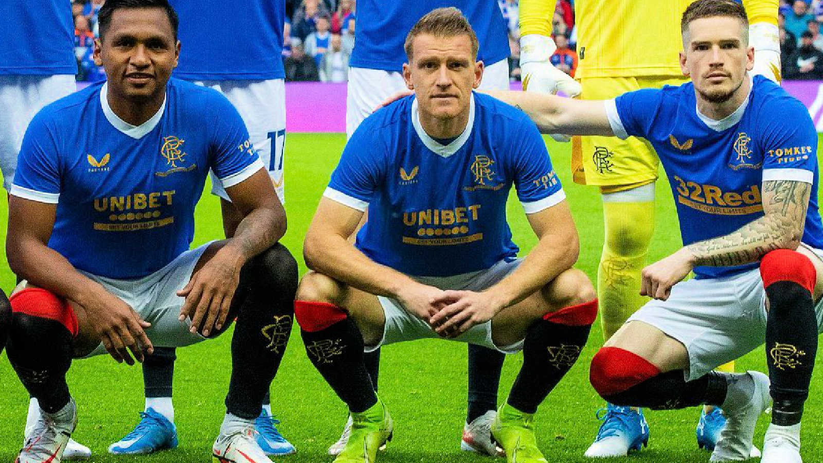 Ryan Kent kit looked a bit different than his teammates