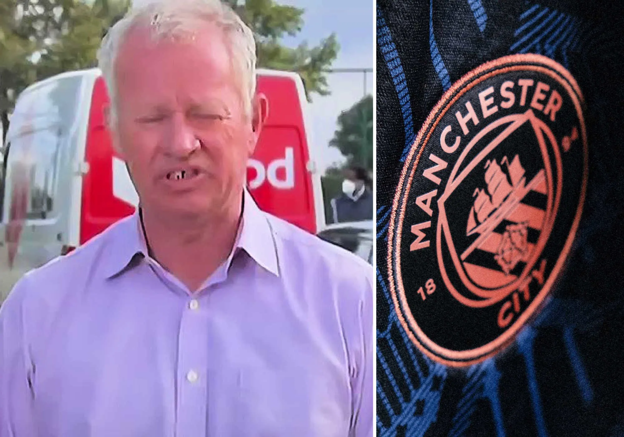 Sky Sports journo Gary Cotterill had a hard time pronouncing Manchester City live on air