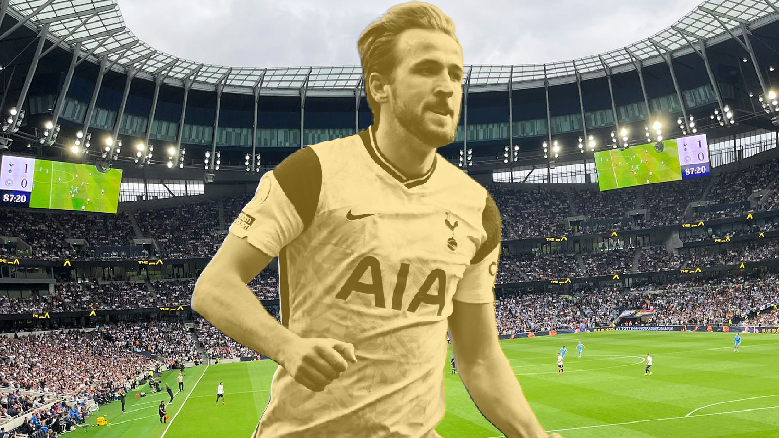 Watch: Tottenham fans call out Harry Kane with 90th-minute chant against Man City