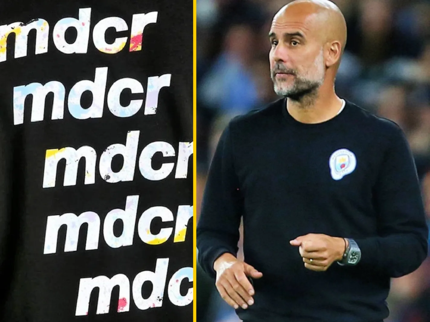 Man City manager Pep Guardiola rocks 'Madchester' get up vs Chelsea