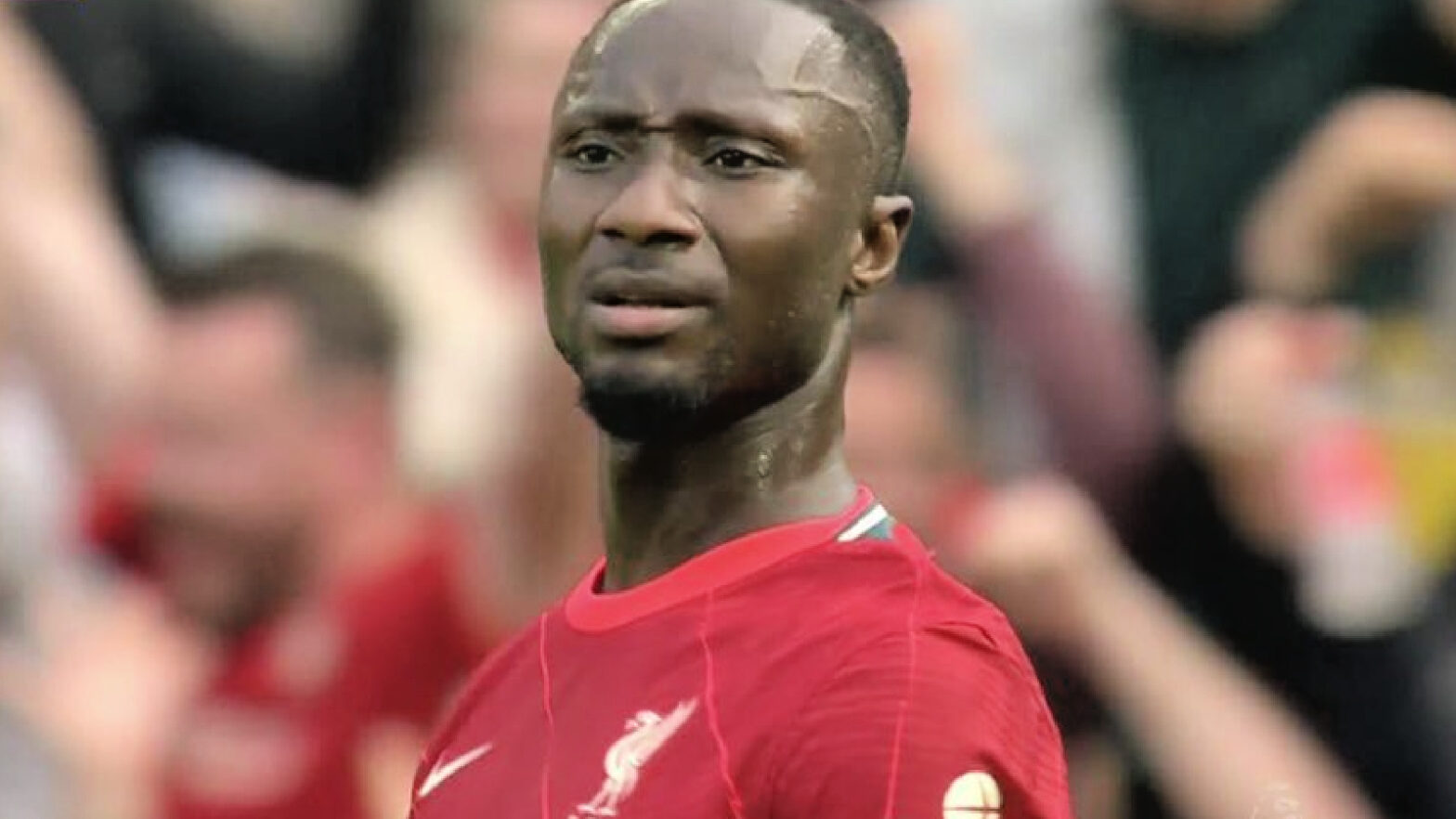 Naby Keita's arrogant face after scoring a worldie against Crystal Palace