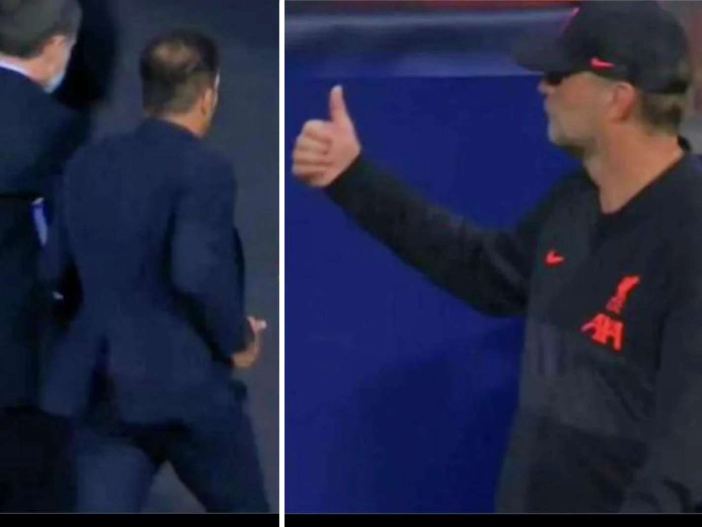Diego Simeone ran straight down the tunnel after Liverpool defeated Atletico Madrid