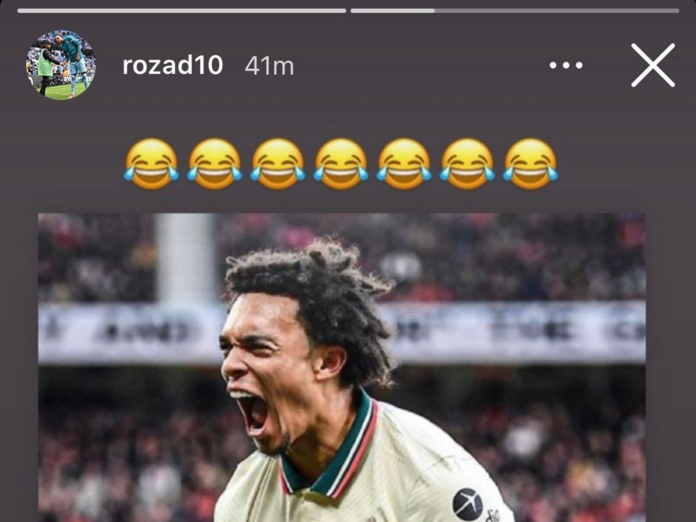 Fernandinho's son Davi Roza uploads Instagram story mocking Manchester United after their 5-0 loss against Liverpool