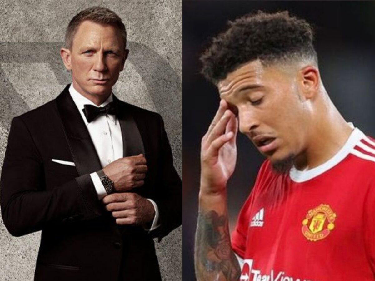 Jadon Sancho has been mocked with a James Bond spoof