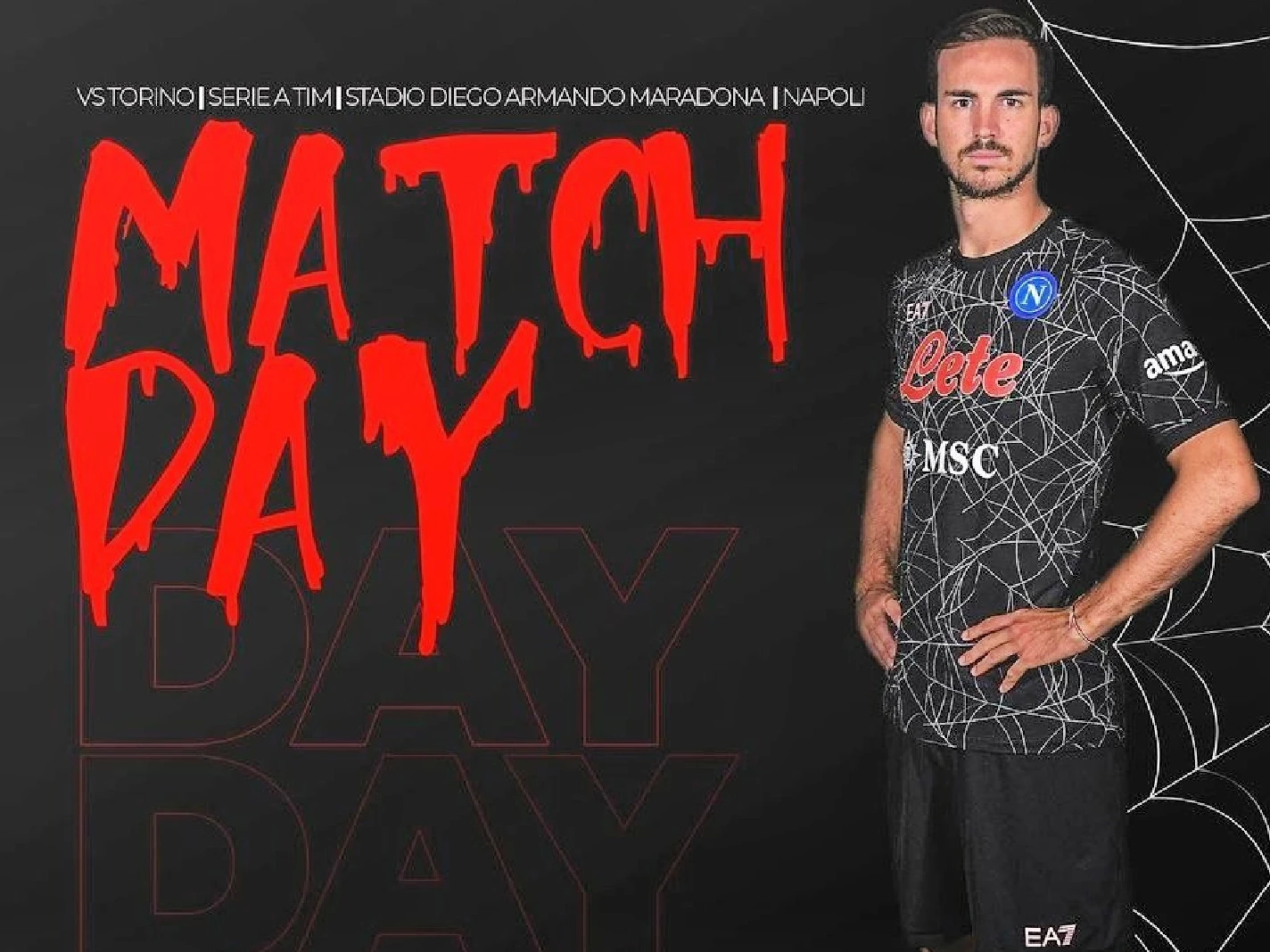 Napoli show off new Halloween kit in their game against Torino