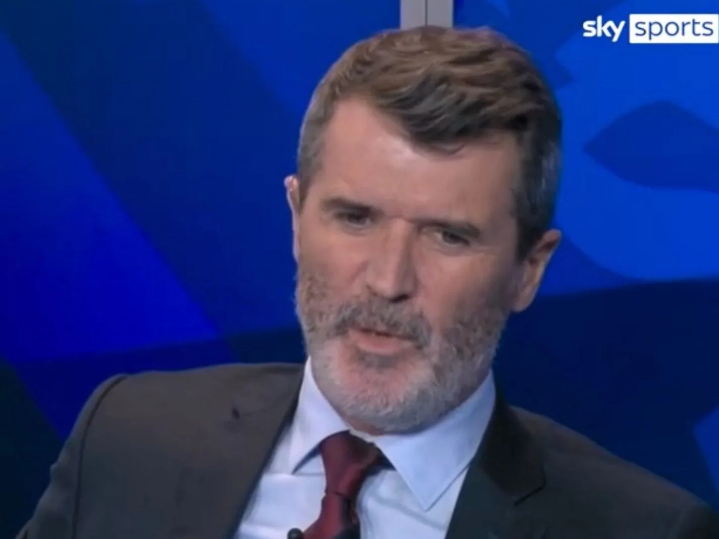 Roy Keane in Sky Sports studios