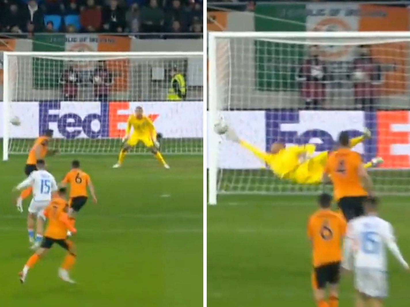 Ederson beware as 19 Y/O Gavin Bazunu pulls off mind-boggling save against Luxembourg