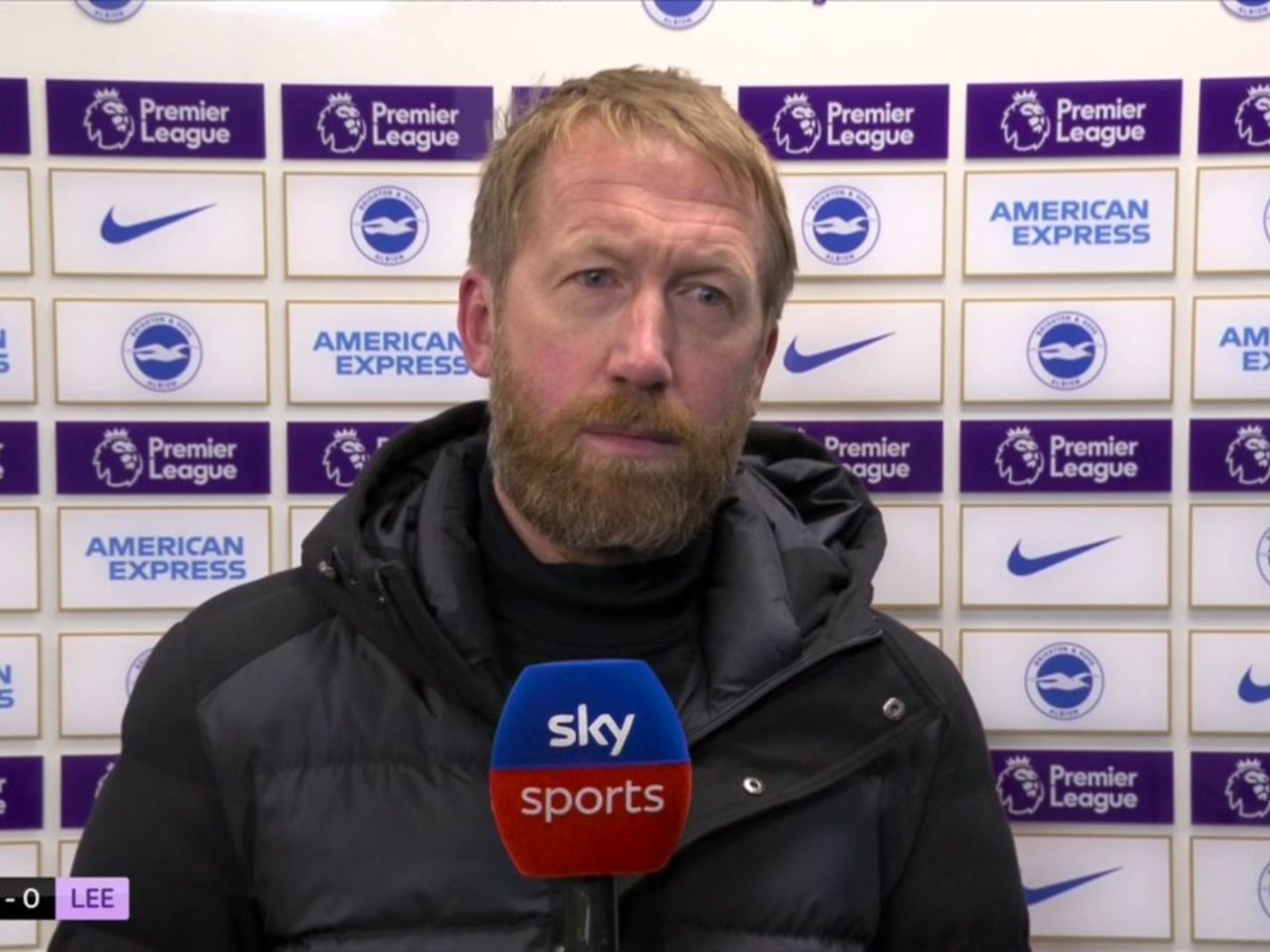 Twitter loved Graham Potter shutting down Brighton boo-boys after Leeds draw