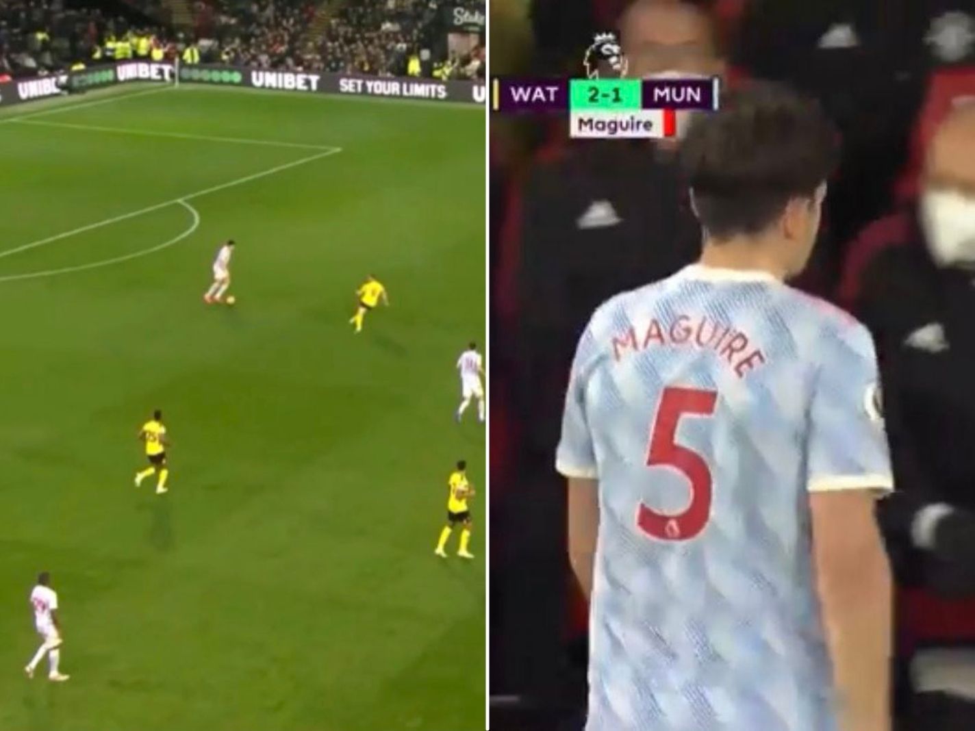 Harry Maguire slammed for dishonouring captain’s armband during Watford loss