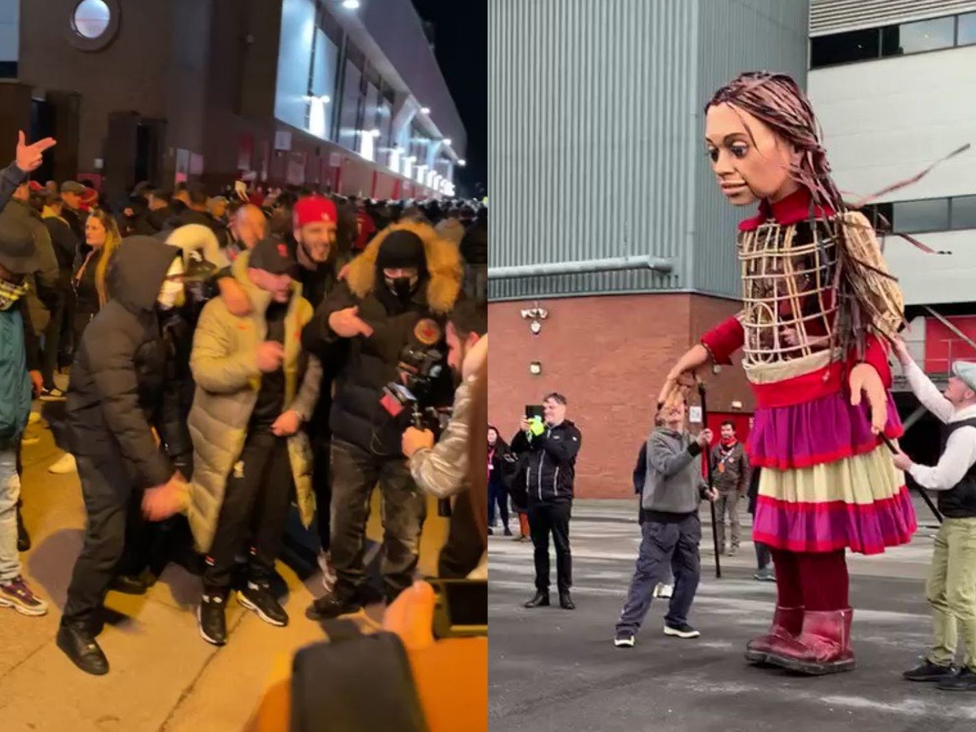 Odd Sightings: Rapper shoots music video outside Anfield as giant puppet kickabouts at Old Trafford