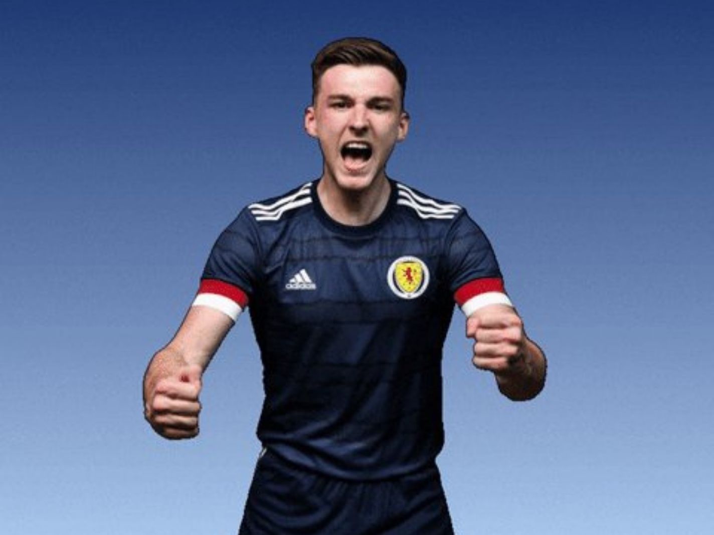 Kieran Tierney marks return from injury with last-man tackle for Scotland