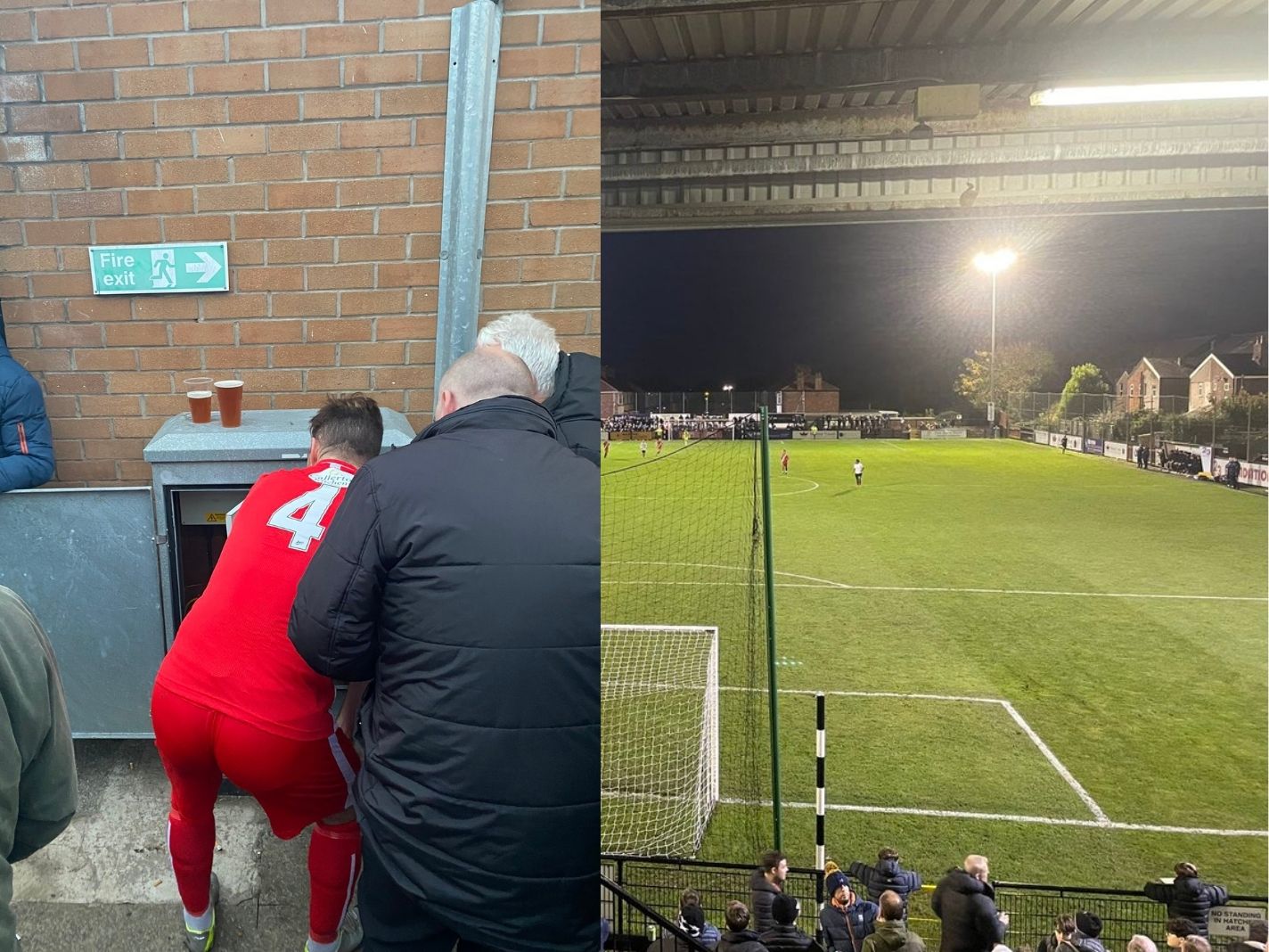 Non-league player turns electrician to save FA Cup match from getting called off