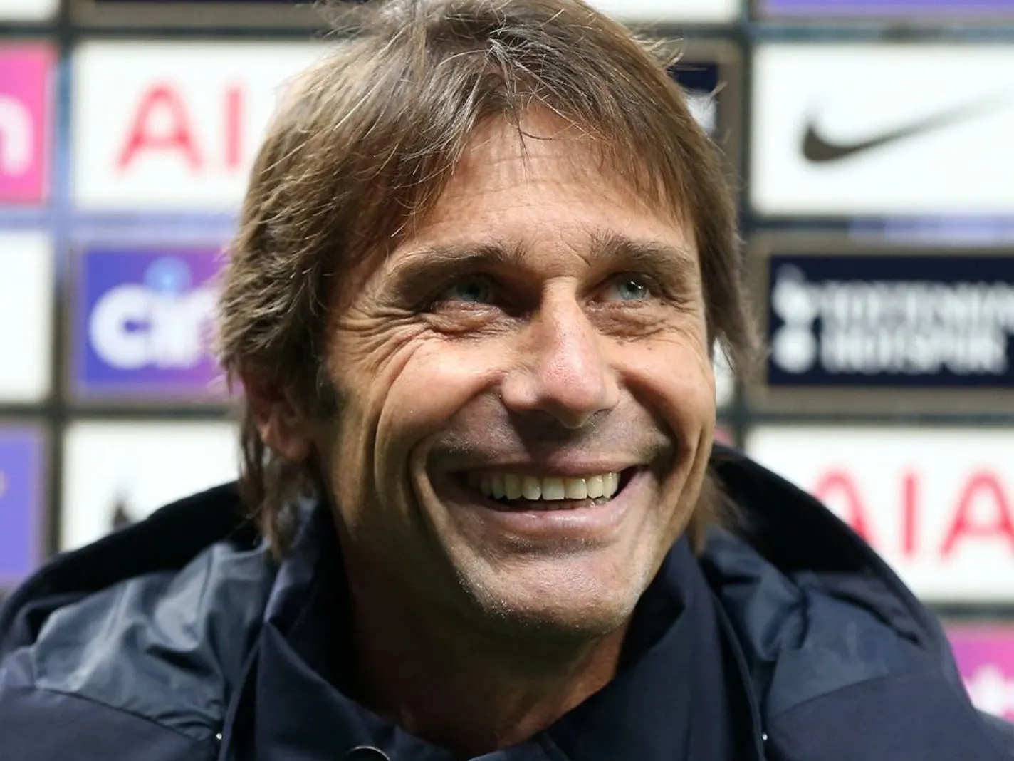 Antonio Conte is all smiles after win against Norwich City