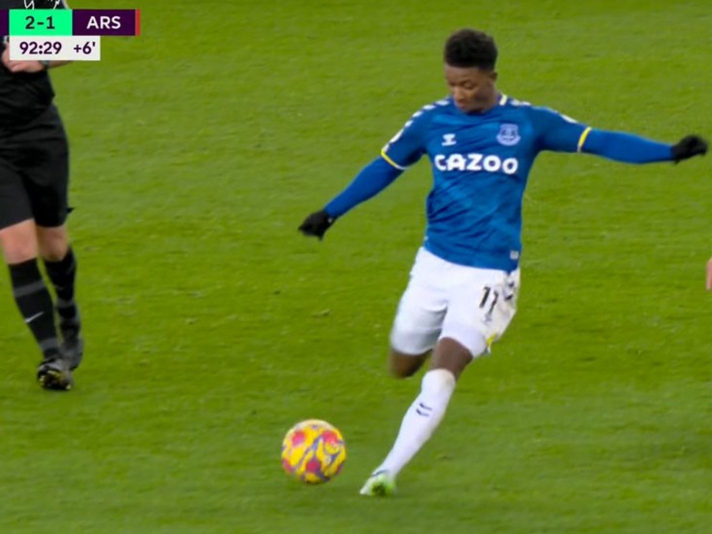 Martin Tyler takes fans by surprise with vintage reaction to Demarai Gray’s goal v Arsenal