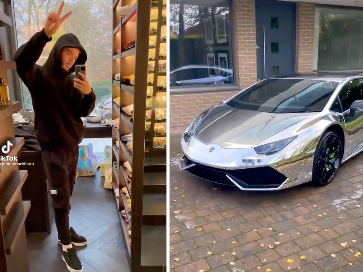 James Maddison shows off his flashy car in new TikTok video