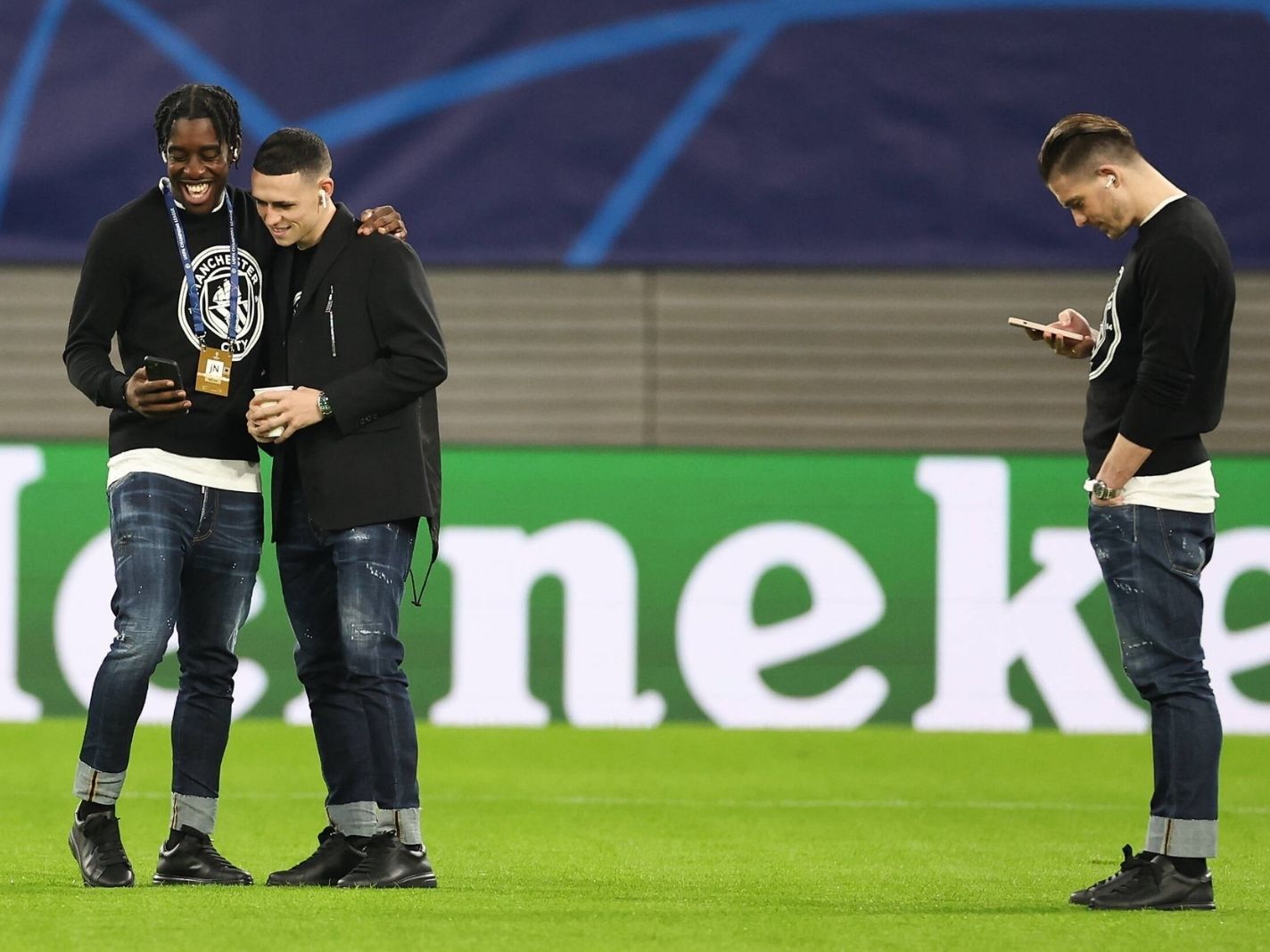 Man City players committed a major fashion faux pas before RB Leipzig game