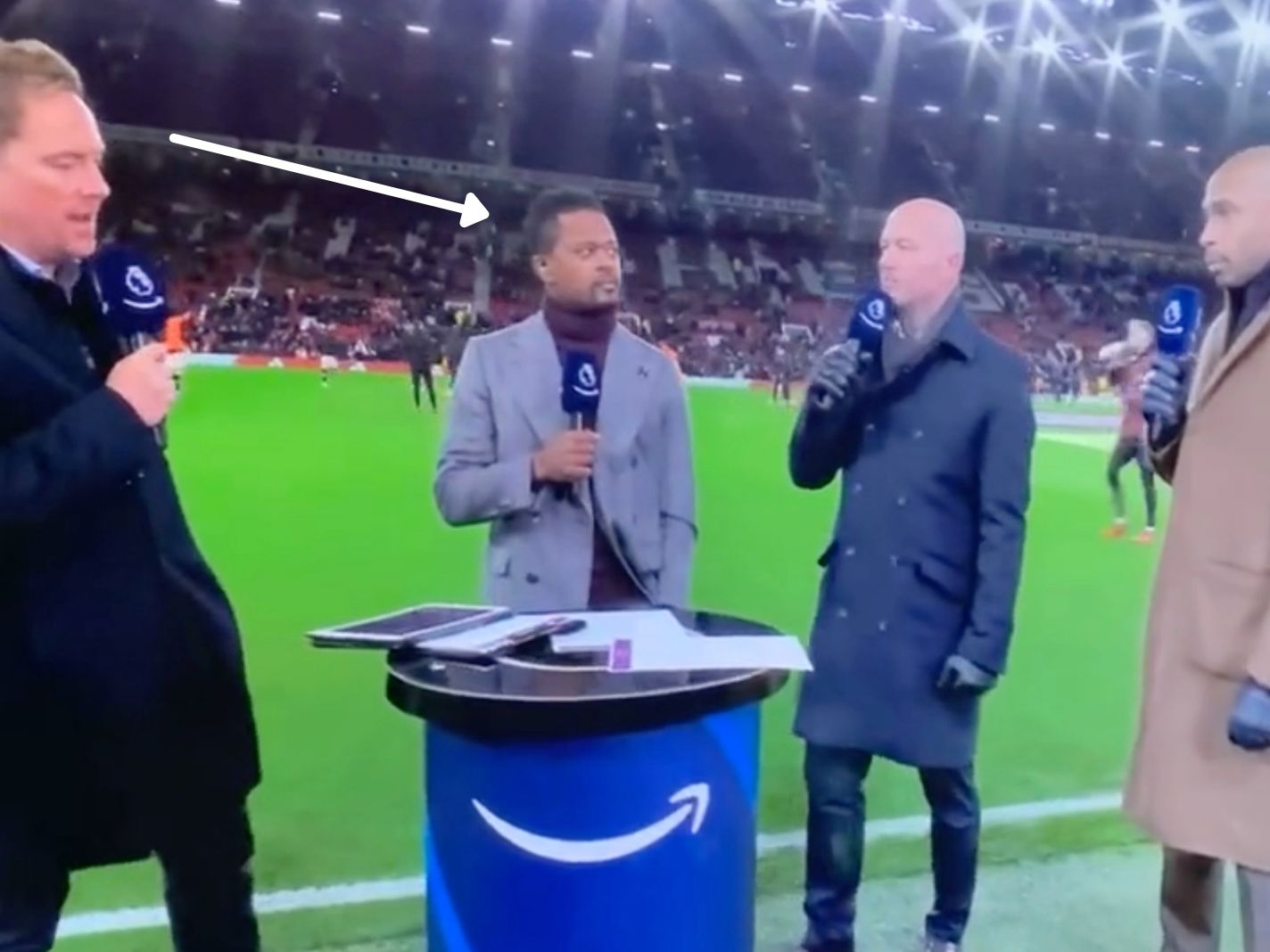 Watch: Patrice Evra baffled by on-air blunder regarding Edouard Mendy