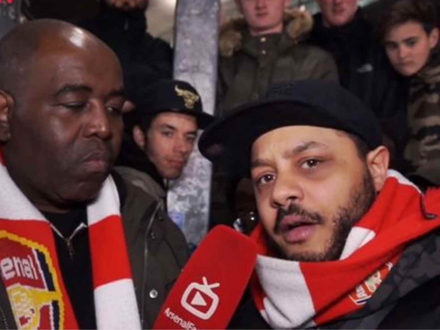 Robbie Lyle interviewing Troopz during AFTV glory days