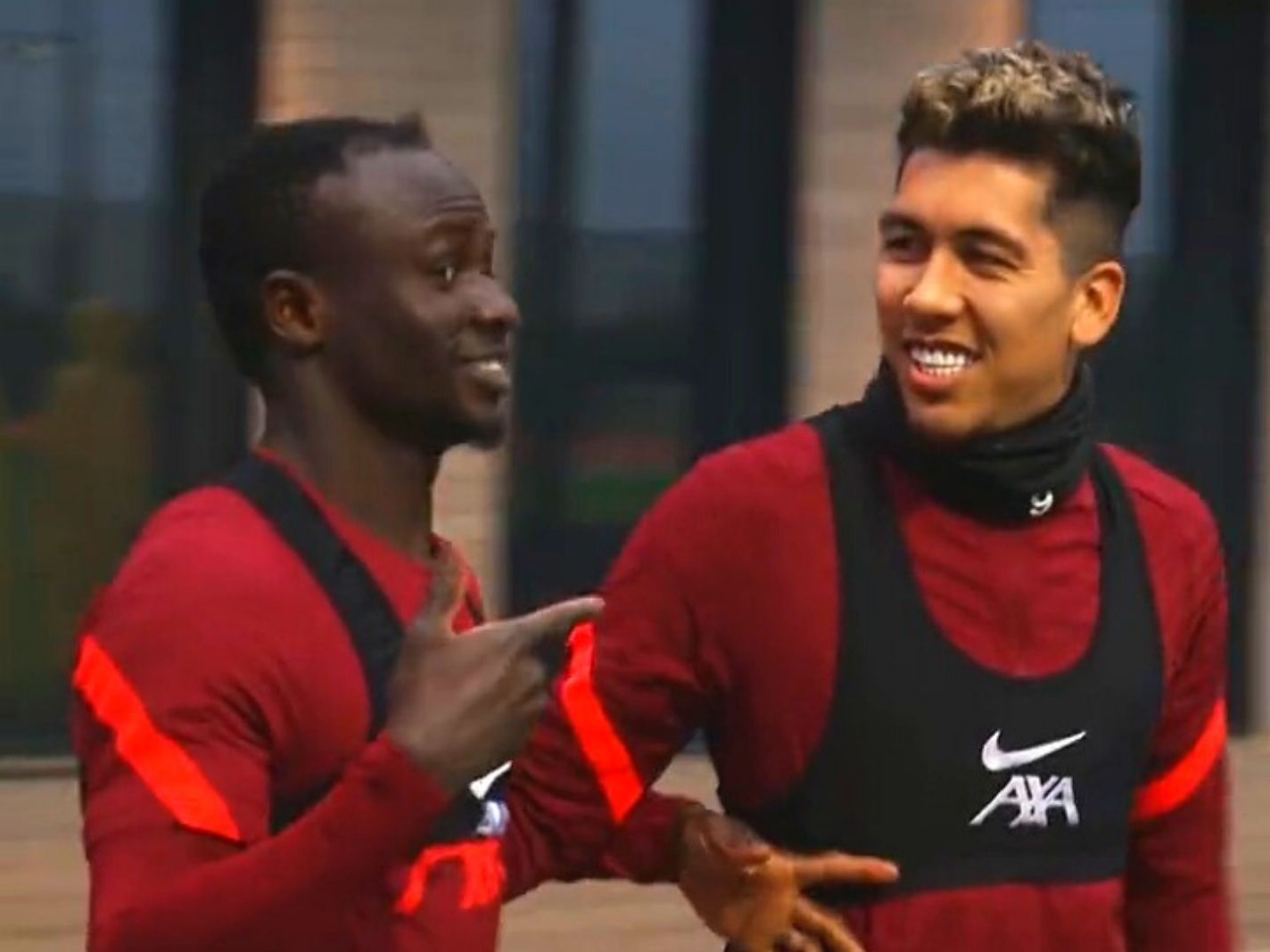Two Liverpool stars were overjoyed when they saw Roberto Firmino return from injury