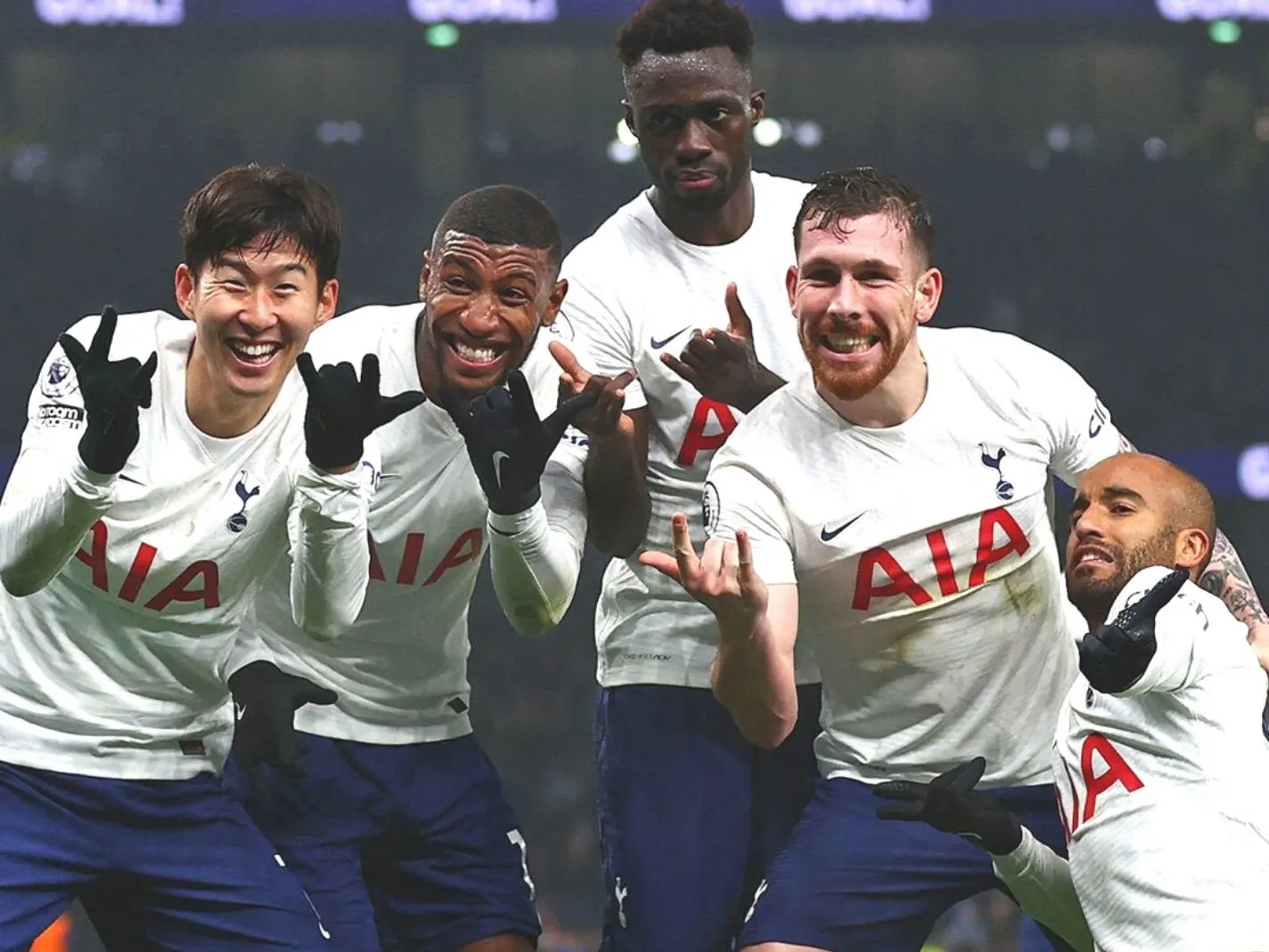 Spurs player pull off Spider-Man celebration against Crystal Palace