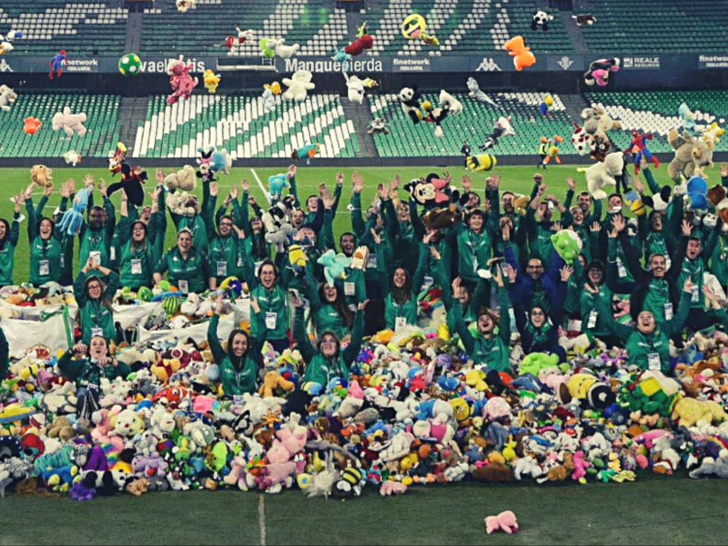 Here’s why Real Betis fans throw stuffed toys on the pitch every year
