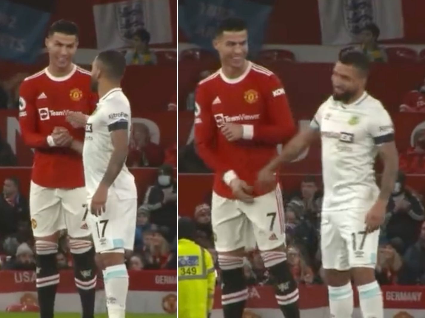 This moment between Cristiano Ronaldo and Aaron Lennon has fans nostalgic