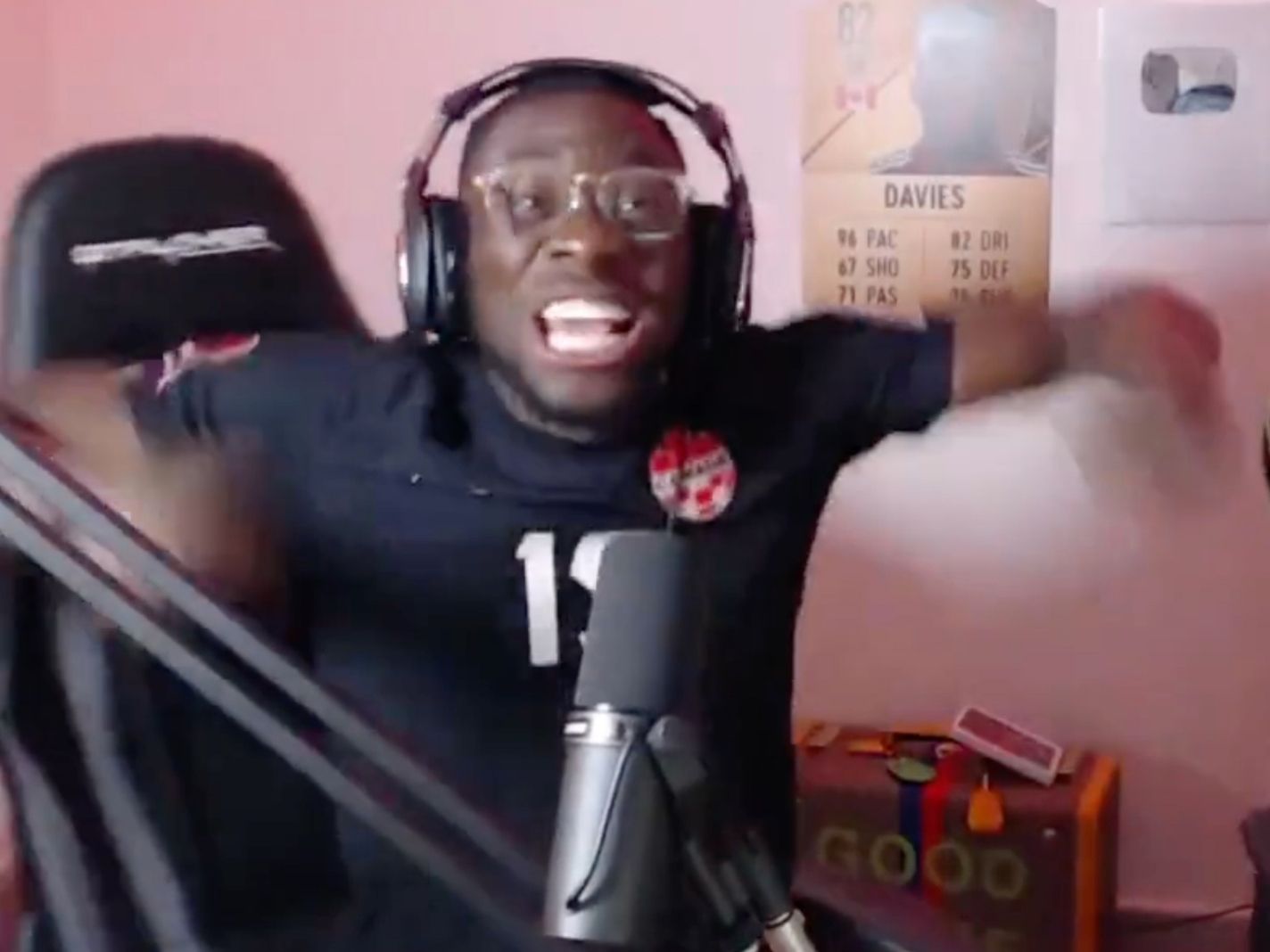 Alphonso Davies went wild on Twitch after Canada scored their second goal against USMNT