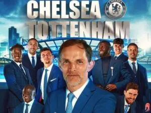 Chelsea v Tottenham matchday poster