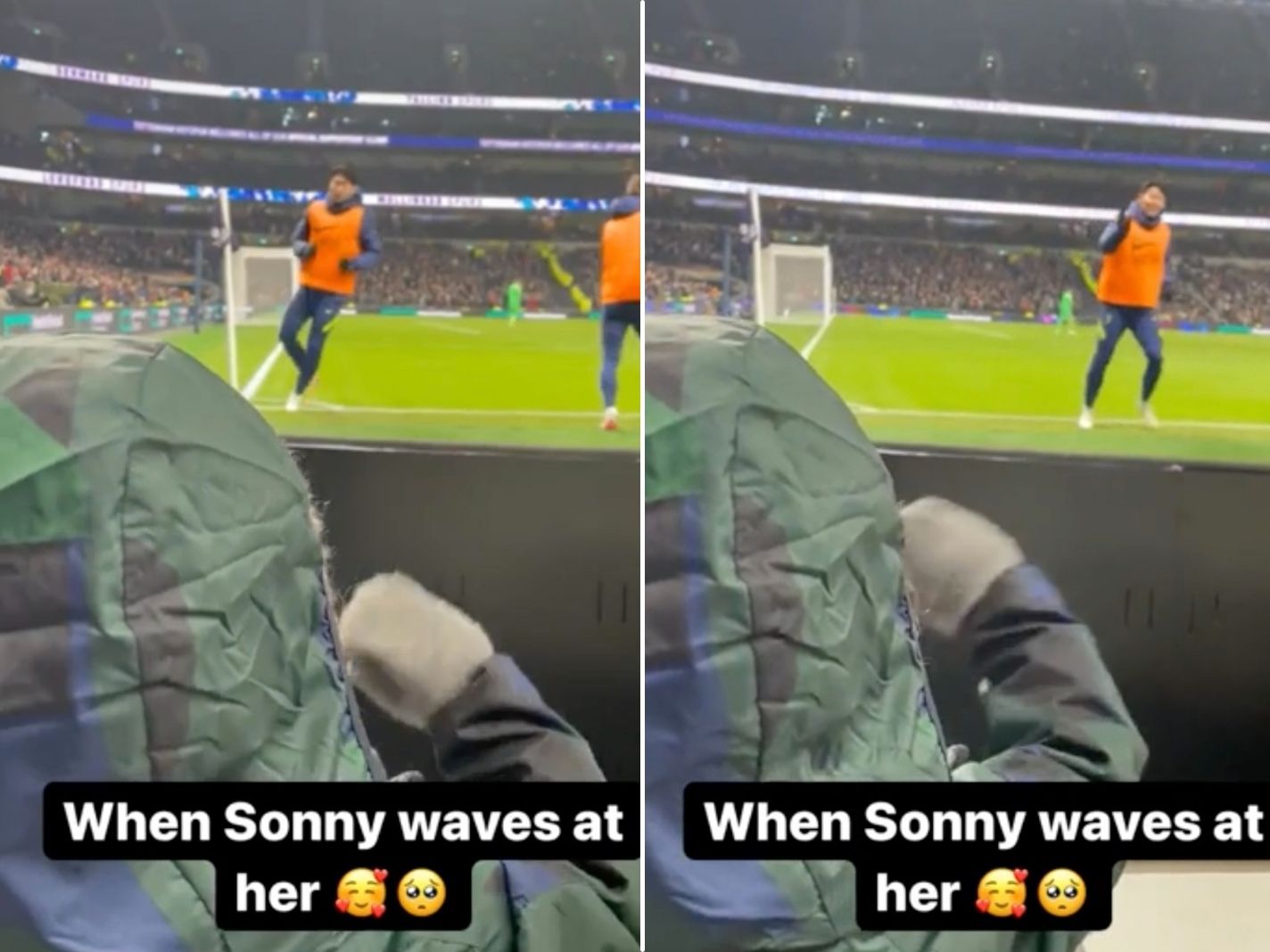 Watch this little girl’s reaction when she sees Son Heung-min wave back at her