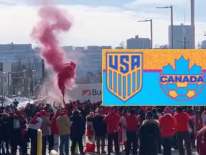 Canada fans chant about burning the White House