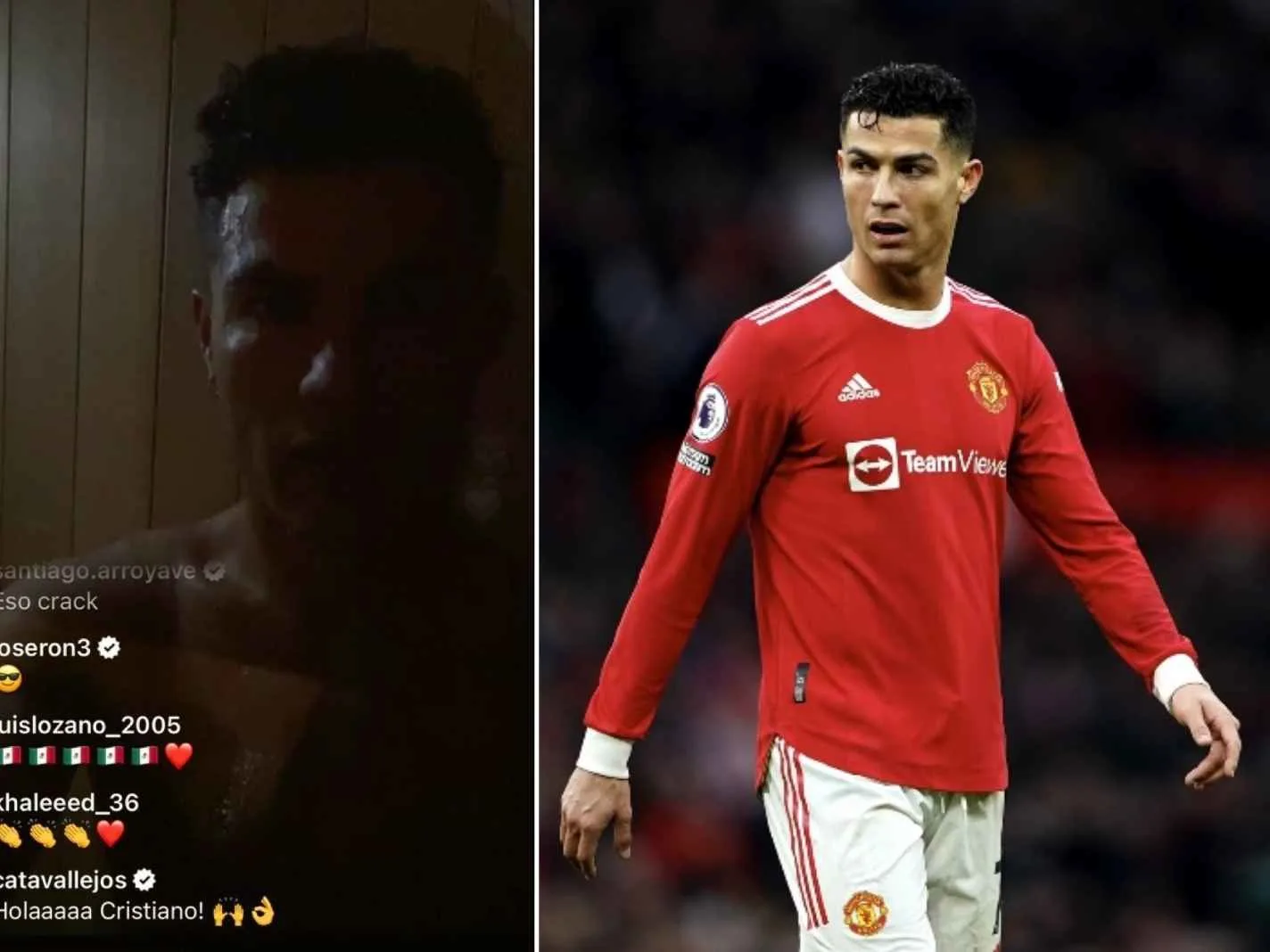 Cryptic Ronaldo live has fans confused