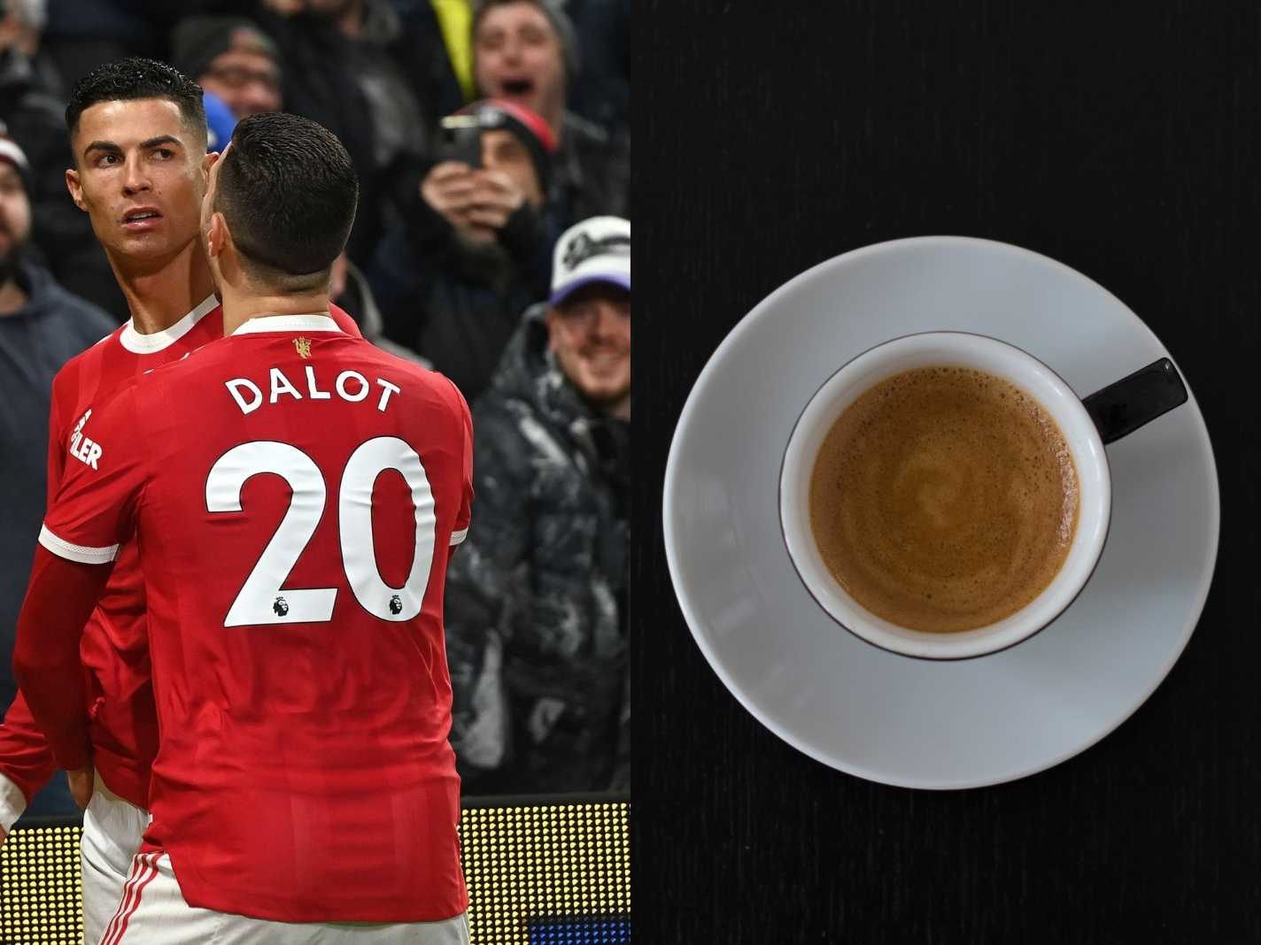 Diogo Dalot reveals Cristiano Ronaldo got him hooked to coffee