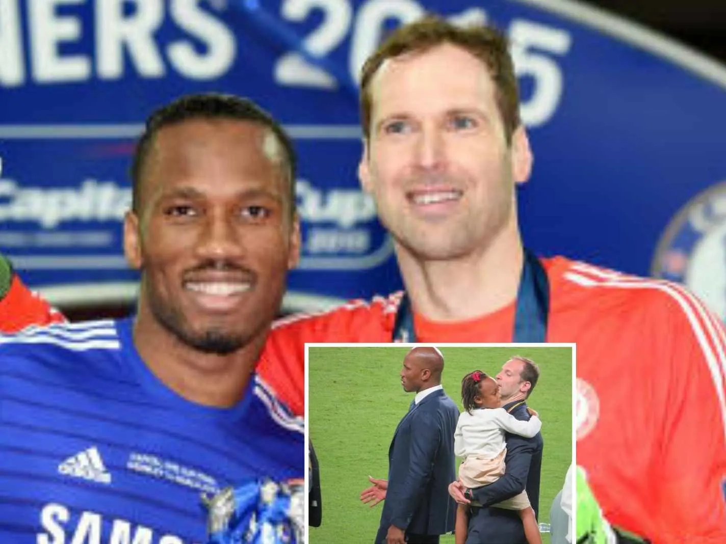Photo featuring Cech and Drogba's daughter shows how strong the Chelsea bond is
