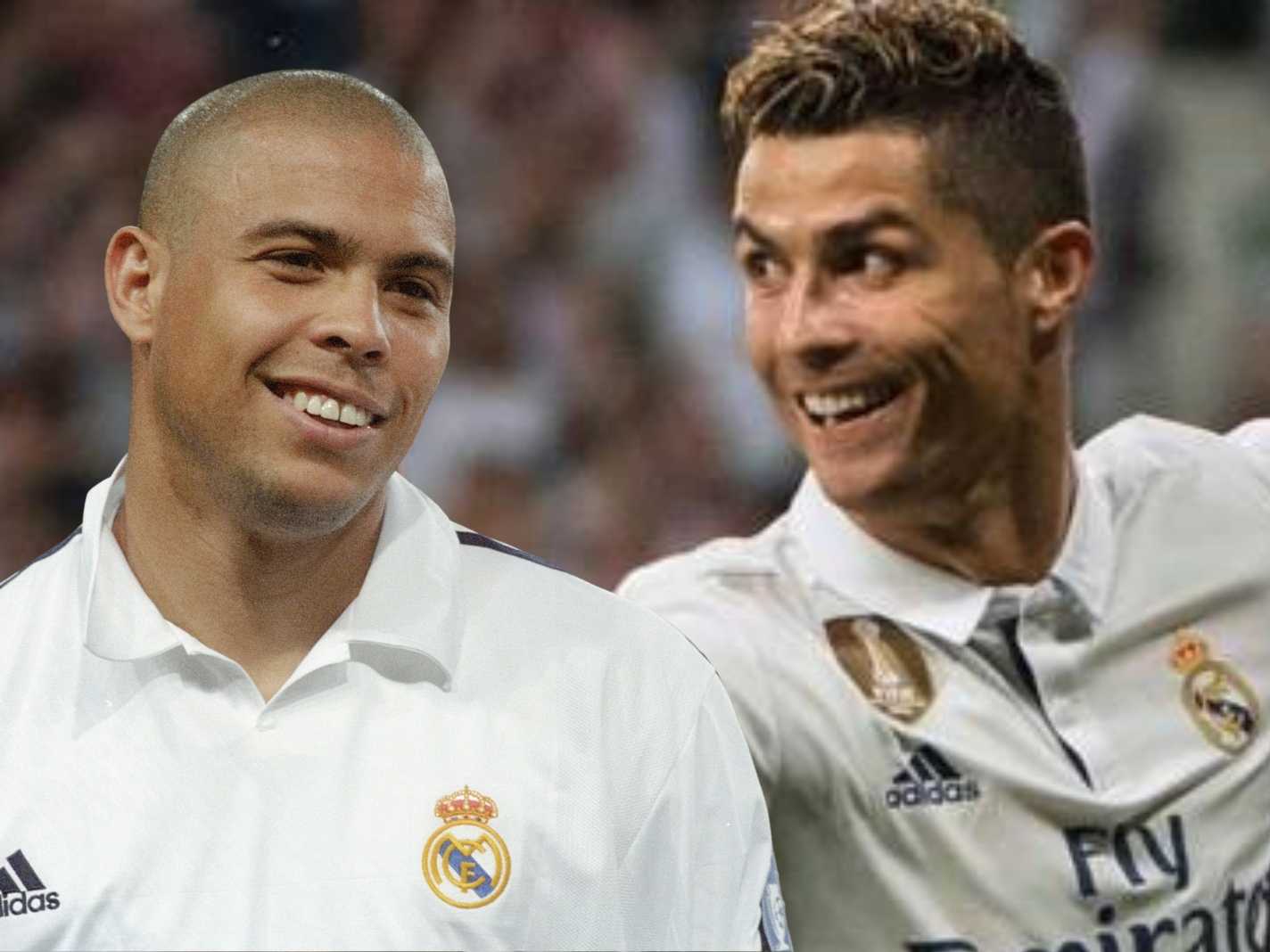 Ronaldo Nazario and Cristiano Ronaldo