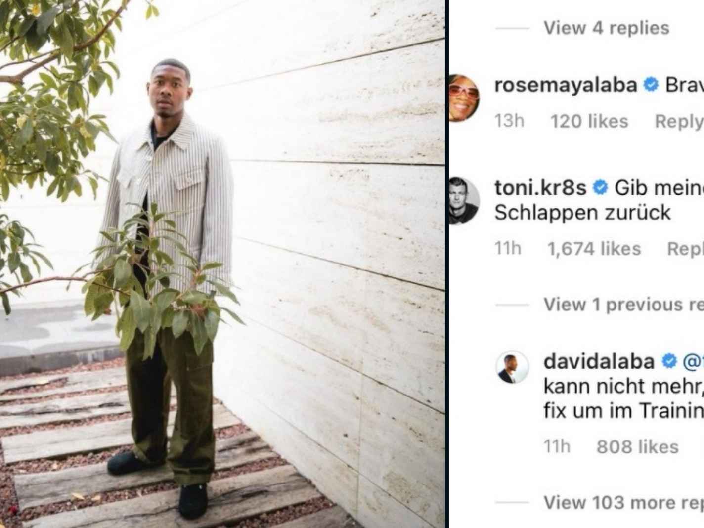 Toni Kroos roasts David Alaba for wearing grandpa shoes