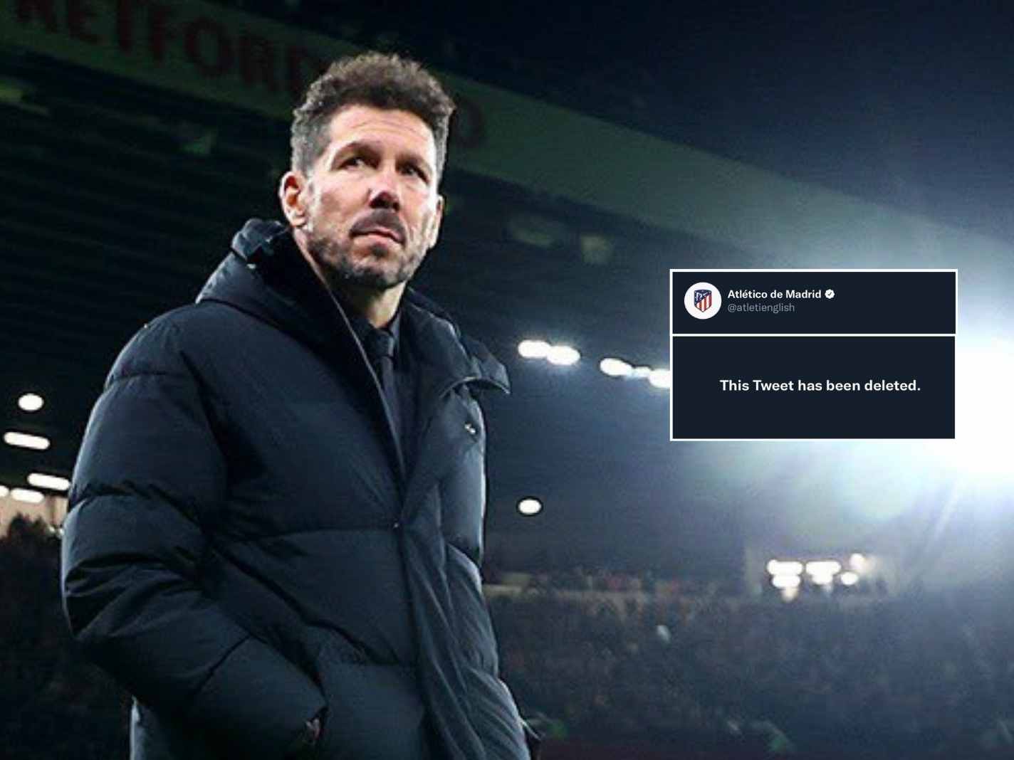 Atletico catch Man United off guard with 2 great tweets, one of which was deleted