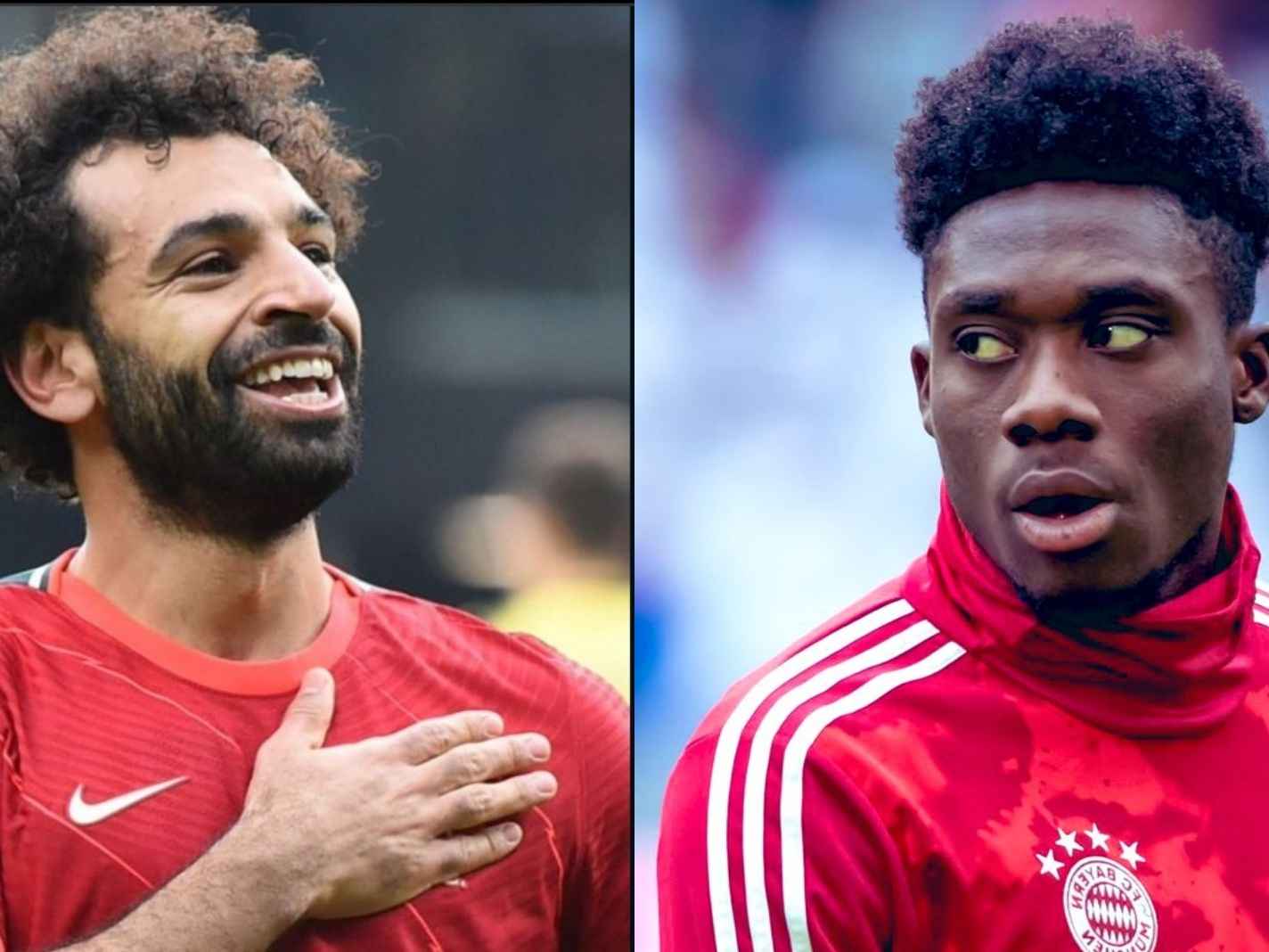 Alphonso Davies puts pressure on Liverpool to pay Mohamed Salah ‘his money’